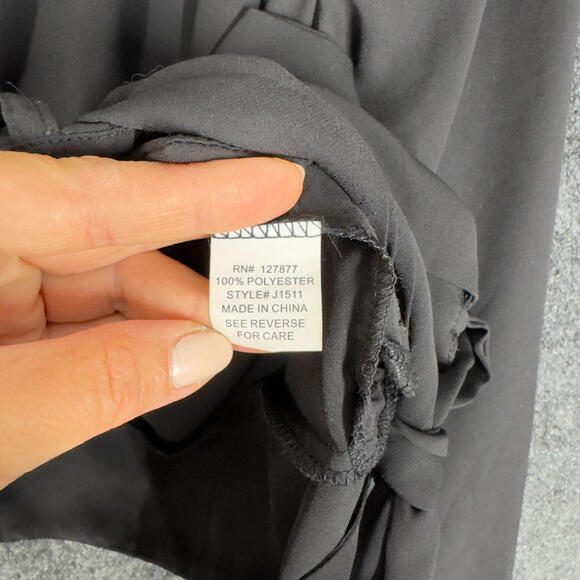 Stylemint Jacket Women 3 Black Full Zip Collared Long Sleeve Pockets Casual - Picture 6 of 7